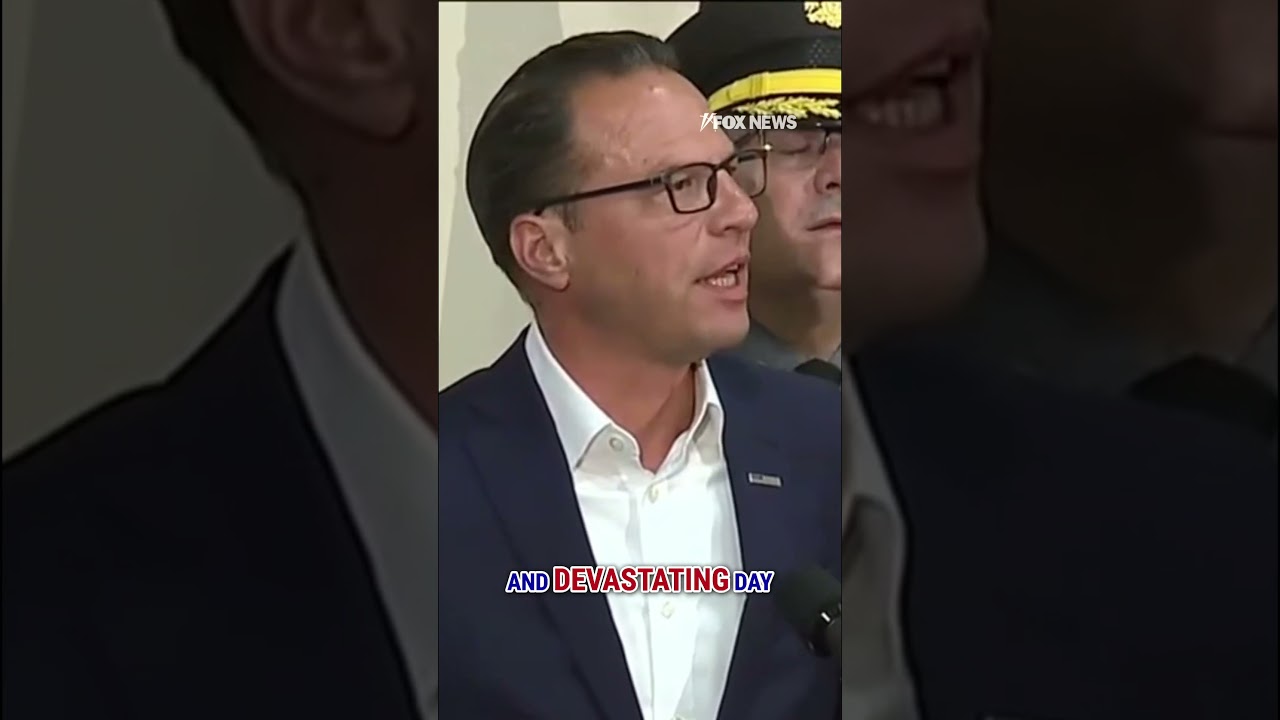 'ABSOLUTELY TRAGIC': PA reels with shootout that left 3 officers dead #shorts #pennsylvania #us