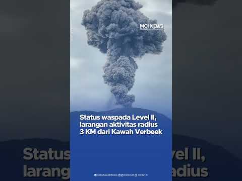 Video thumbnail Erupsi Gunung Marapi 12 Agustus 2025 Kolom Abu 1,6 KM Bikin Langit Sumbar Kelabu