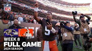 ULTIMATE BELIEF!! Baltimore Ravens vs. Cleveland Browns FULL GAME | NFL 2024 Season Week 8