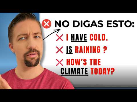 Muchos estudiantes de inglés FALLAN en esto: el clima en inglés (explicado fácil)