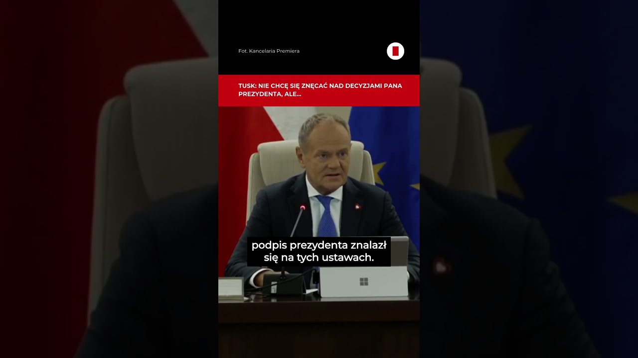 Tusk liczy na podpis prezydenta. "Chyba iż jestem naiwny"
