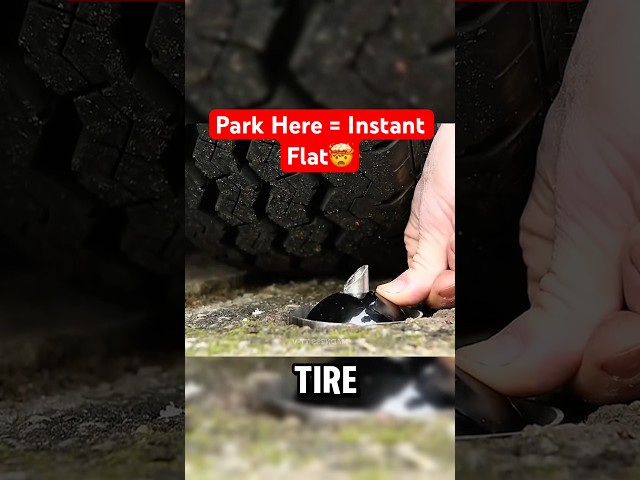 This Sidewalk Trap DESTROYS Illegal Parkers!