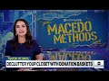 Macedo Methods: Declutter your closet with donation baskets - 03:04 min - News - Video