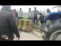 #farmersprotest Farmers Remove Cement Barricade in Kurukshetra Protest |  News9