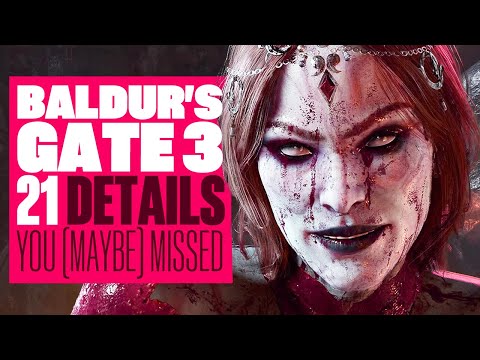 21 Tiny DETAILS & SECRETS You (Maybe) Missed In BALDUR'S GATE 3! BG3 PC Controller Gameplay