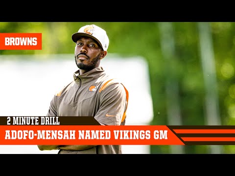 Adofo-Mensah Named Vikings GM | 2 Minute Drill video clip