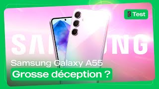 Vido-Test : Test Samsung GALAXY A55 : un smartphone  OUBLIER ?