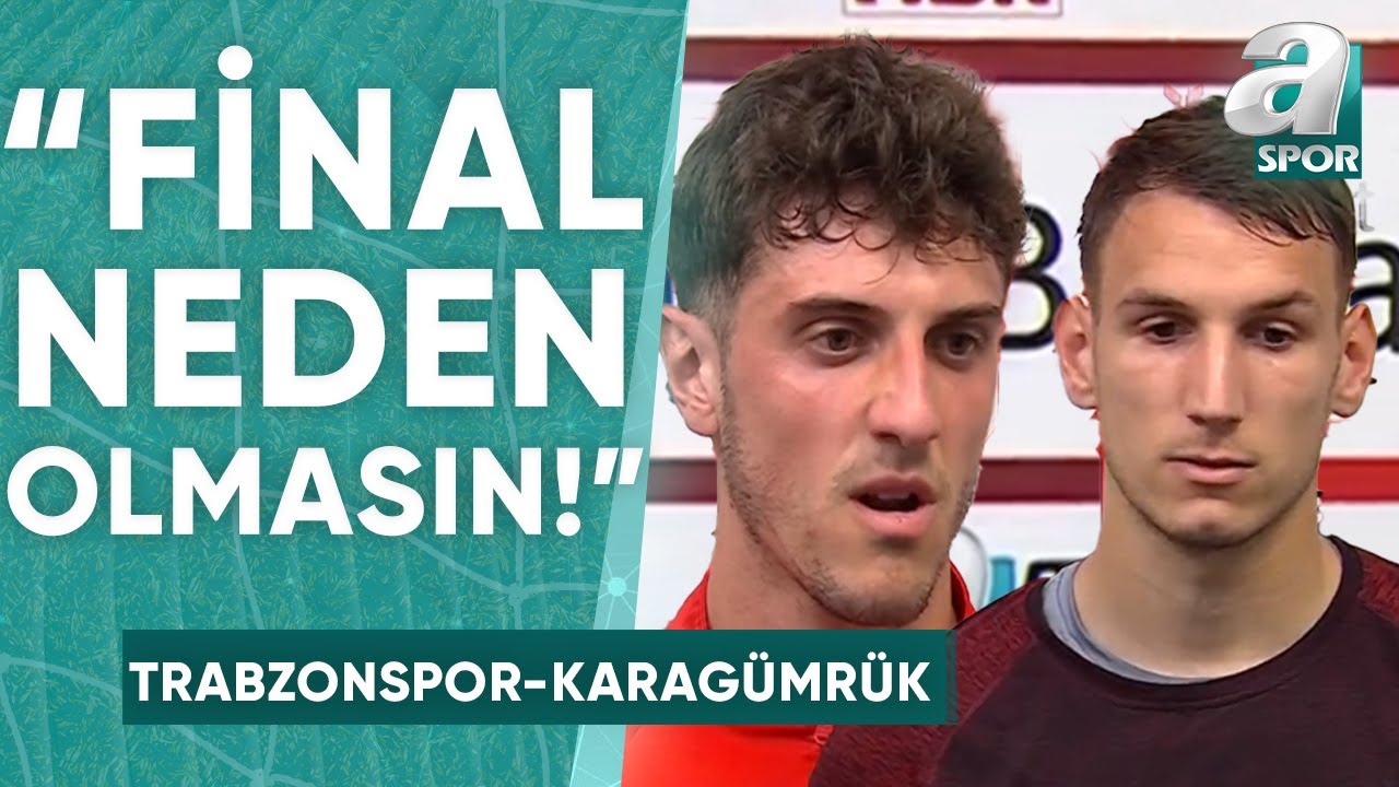 Paoletti Ve Tanio Teklic'ten Mağlubiyet Sözleri! (Trabzonspor 3-2 Karagümrük) / A Spor