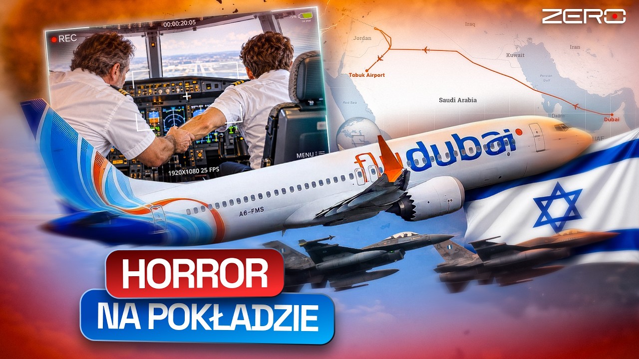 ATAK W KOKPICIE I LOT KU KATASTROFIE. PILOT PRÓBOWAŁ ROZBIĆ SAMOLOT FLYDUBAI
