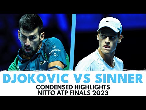 Jannik Sinner vs Novak Djokovic Condensed Match | Nitto ATP Finals 2023 Highlights