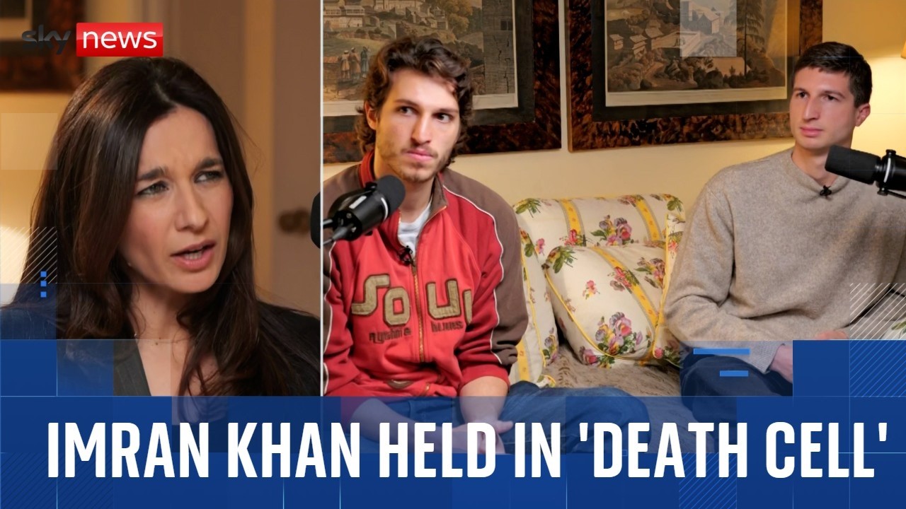 'He's being held in a death cell': Imran Khan's sons fear for ex-PM's life