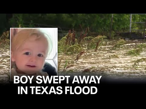 4-year-old Burleson boy was with parents when he was swept away by
floodwaters