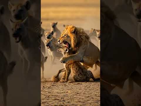 hyena vs Lion ~
