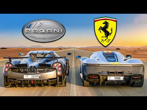 Ferrari SP3 vs Pagani Huayra: Italian Supercar Showdown