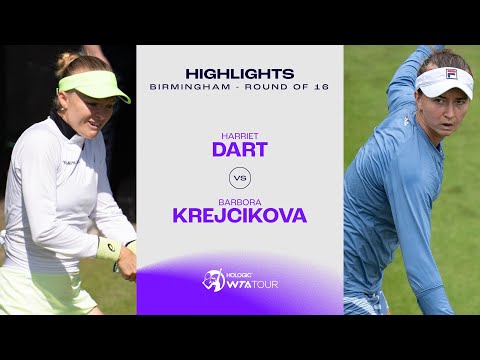 Harriet Dart vs. Barbora Krejcikova | 2024 Birmingham Round of 16 | WTA Match Highlights