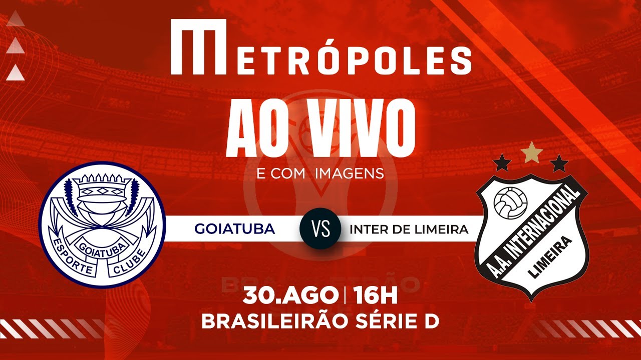 SÉRIE D AO VIVO COM IMAGENS GOIATUBA GO X INTER DE LIMEIRA SP   30825