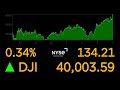 Dow ends above 40,000 mark for the first time | REUTERS