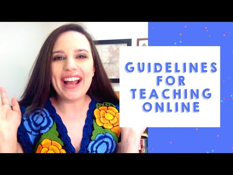 General Requirements for Teaching Online