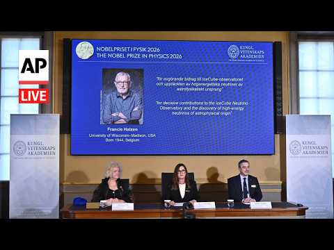 EN VIVO: anuncio del Premio Nobel de Física 2026