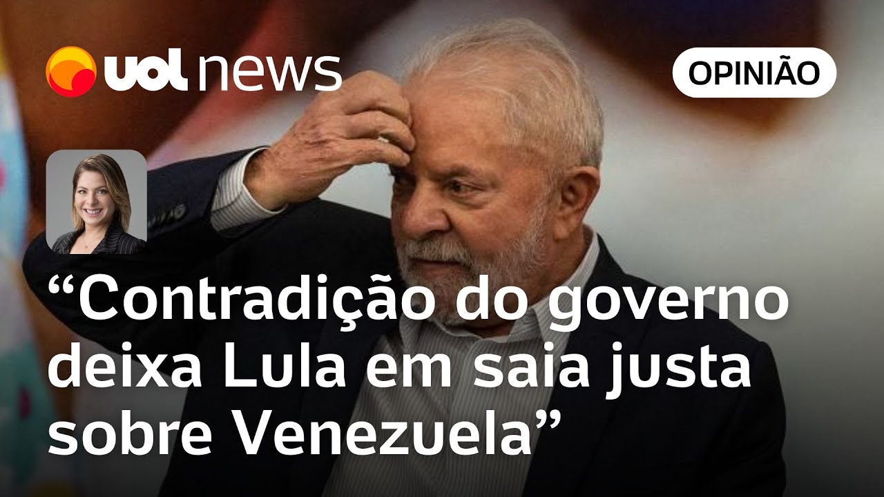 Contradição do governo federal sobre a Venezuela deixa Lula em saia justa | Dani Lima