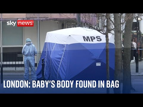 London: Newborn baby's body found in bag as police urge mother to come forward