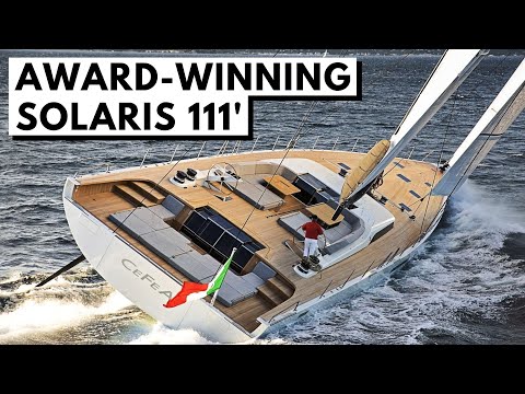 SOLARIS 111' CeFeA SuperYacht Tour All Carbon Fiber Award-winning Performance Sailing Yacht