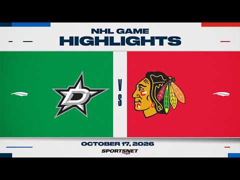 NHL Highlights | Stars vs. Blackhawks - October 17, 2026