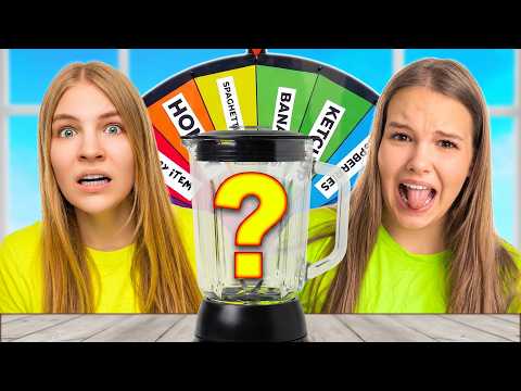 Mystery Wheel of Smoothie Challenge - Amelia & Avelina