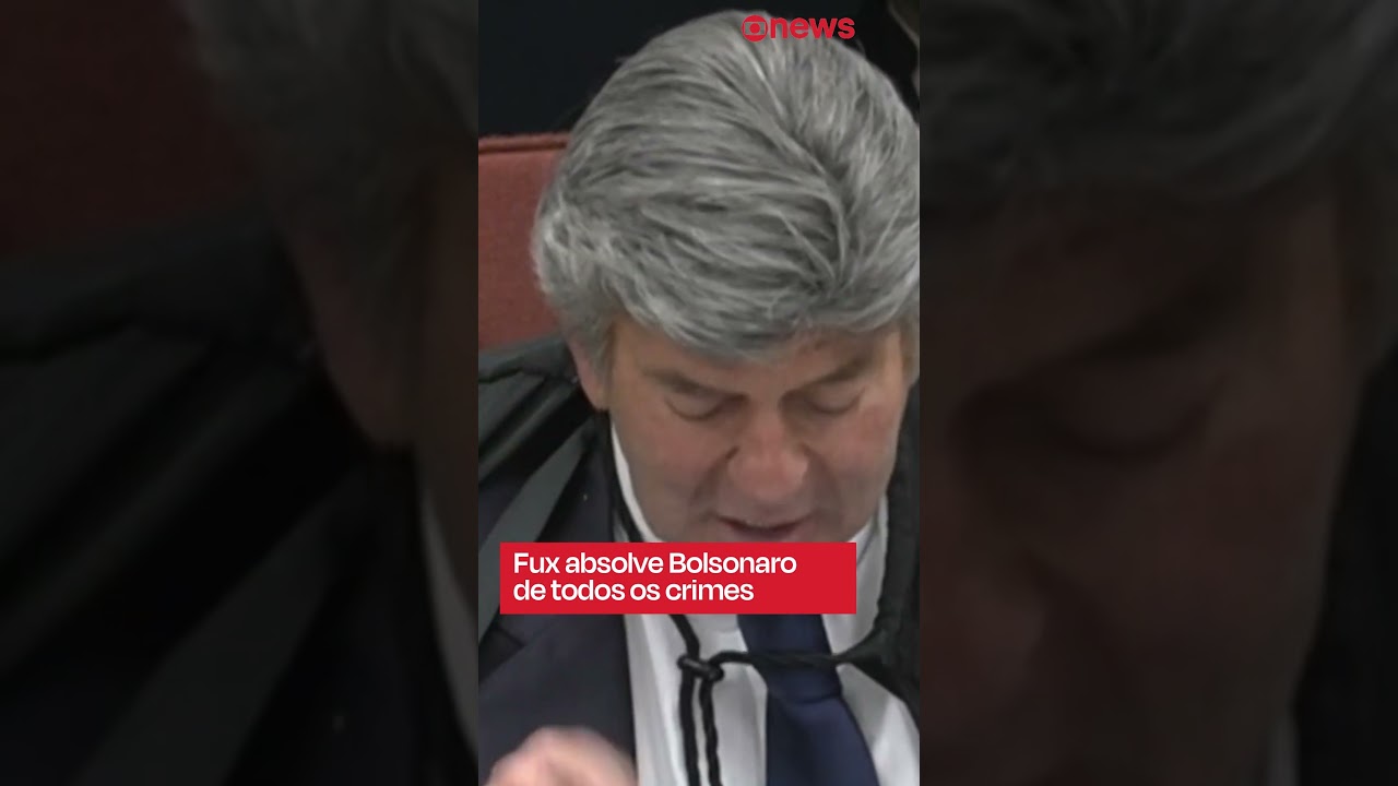 Fux vota para absolver Bolsonaro de todos os crimes