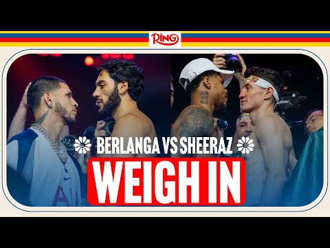 MIND GAMES! Edgar Berlanga Vs Hamzah Sheeraz & Shakur Stevenson Vs William Zepeda | WEIGH IN