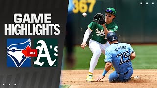 Blue Jays vs. A's Game Highlights (6/8/24) | MLB Highlights