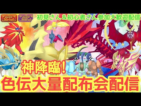 【ポケモンSV】アルセウス配布！！色違いムゲンダイナ配布　色伝説大量配布配信　色ザシアン　色ザマゼンタ　大量配布配信　伝説無償配布！誰でも参加OK　初見さん大歓迎　 #shorts