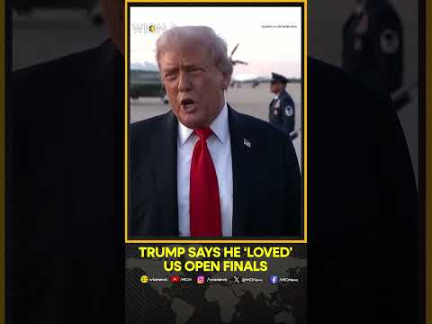 US Open Final: U.S. President Donald Trump Says He 'Loved' Attending The Final, Praises Fans | WION