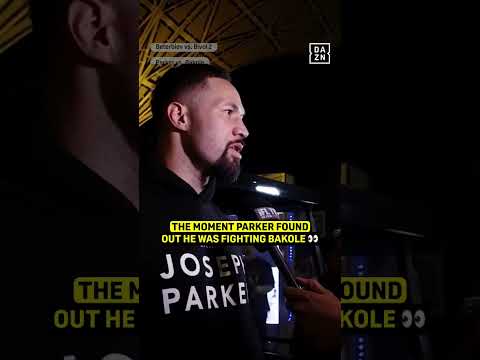 When Joseph Parker found out he was facing Martin Bakole 🍿 #shorts