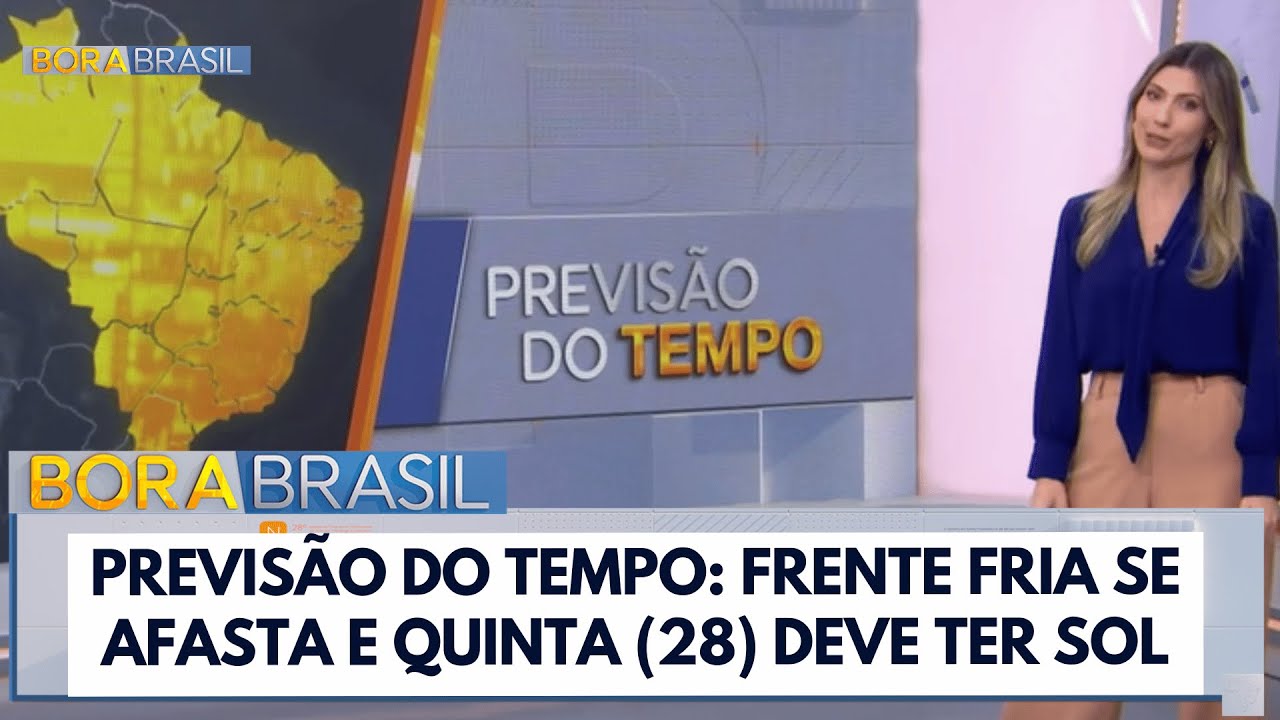 Quinta (28) deve ter sol entre nuvens em SP; veja previsão do tempo para o Brasil