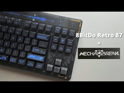 最高にかっこいいのに最高に惜しいキーボード【8BitDo Retro 87 メカニカルキーボード Mecha Break】
