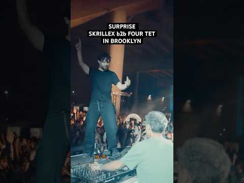 Skrillex & Four Tet surprise set tonight at Under The K in New York. My FOMO is through the roof rn