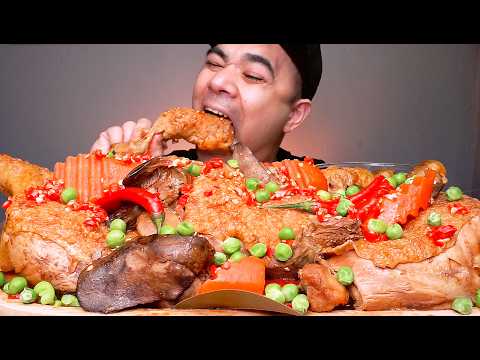 SPICY CHICKEN MENUDO MUKBANG ASMR