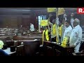 Protesting TDP MPs Refuse to Leave Parliament