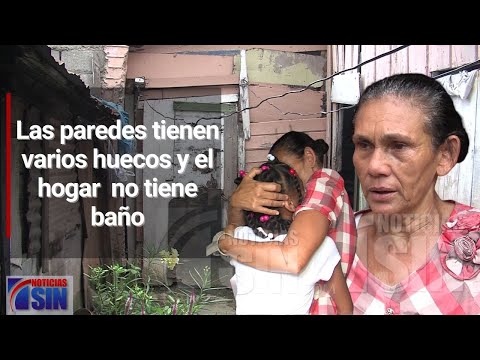 Madre e hijas viven en condiciones deplorables