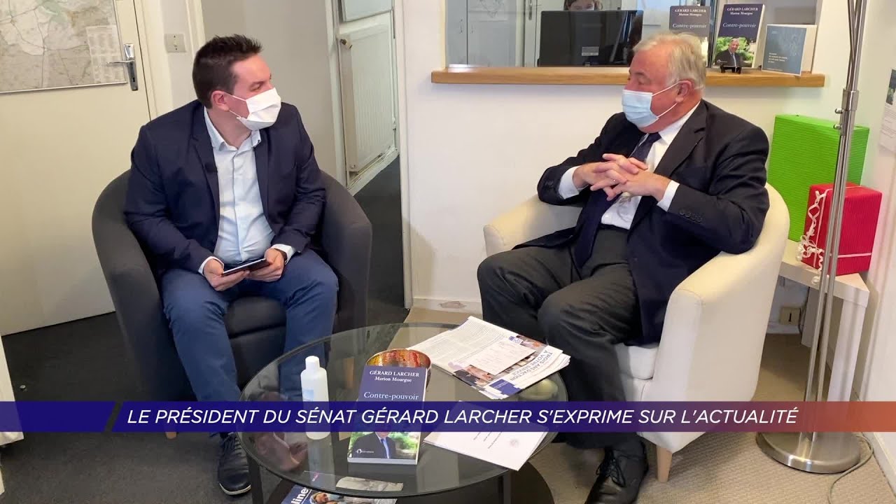 Yvelines | Le président du Sénat Gérard Larcher s’exprime sur l’actualité