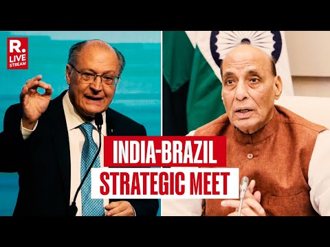 India-Brazil LIVE: Rajnath Singh Meets Brazilian VP Geraldo Alckmin & Defence Minister José Monteiro