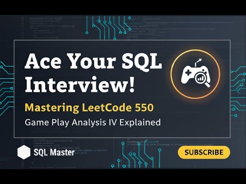Leetcode # 550 - Game Play Analysis IV (PostgreSQL)