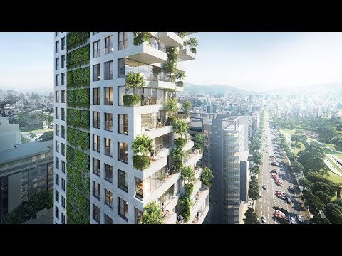 Safdie Architects' staggered Qorner tower for Quito to feature "hillside of terraces"