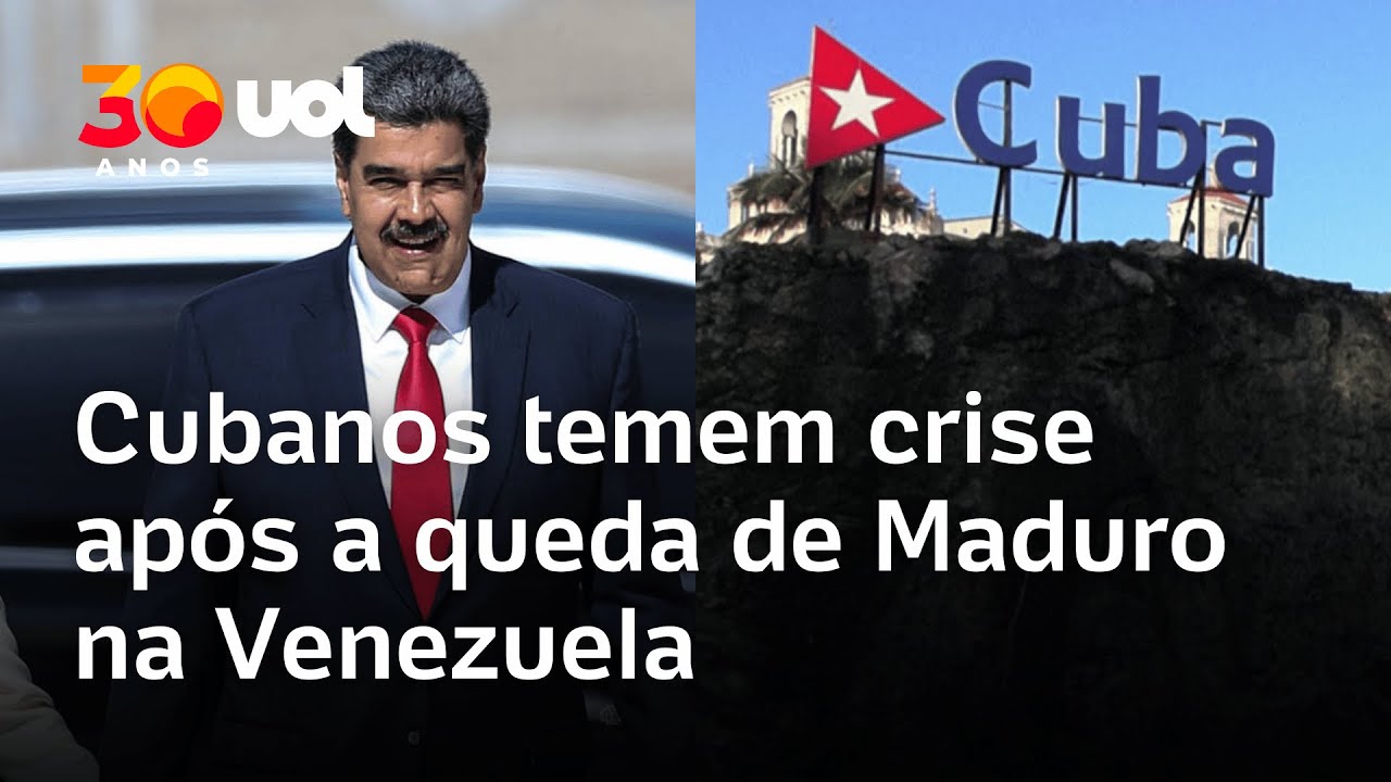 Cubanos temem crise após a queda de Maduro na Venezuela