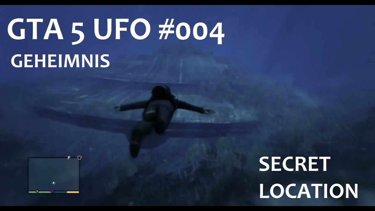 GTA 5 UFO #004 Location Position UFO unter Wasser Aliens EASTEREGG