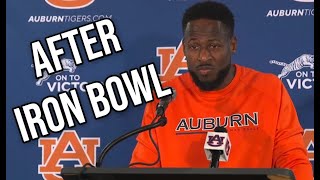 Auburn Coach Carnell Williams Gets Emotional After 49-27 Iron Bowl Loss to Alabama Football #rtr
