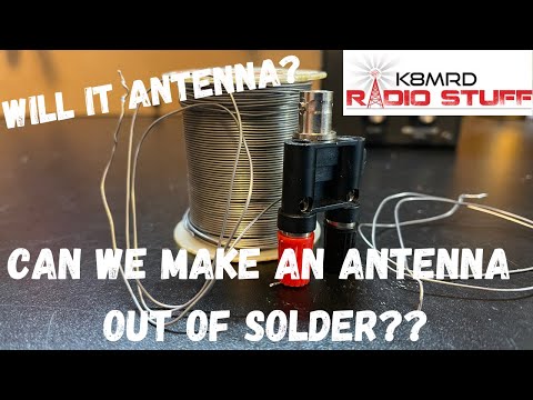 2 Meter Solder Dipole : Will it antenna??