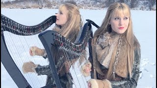 Led Zeppelin - Immigrant Song (Cover by Harp Twins Camille and Kennerly)