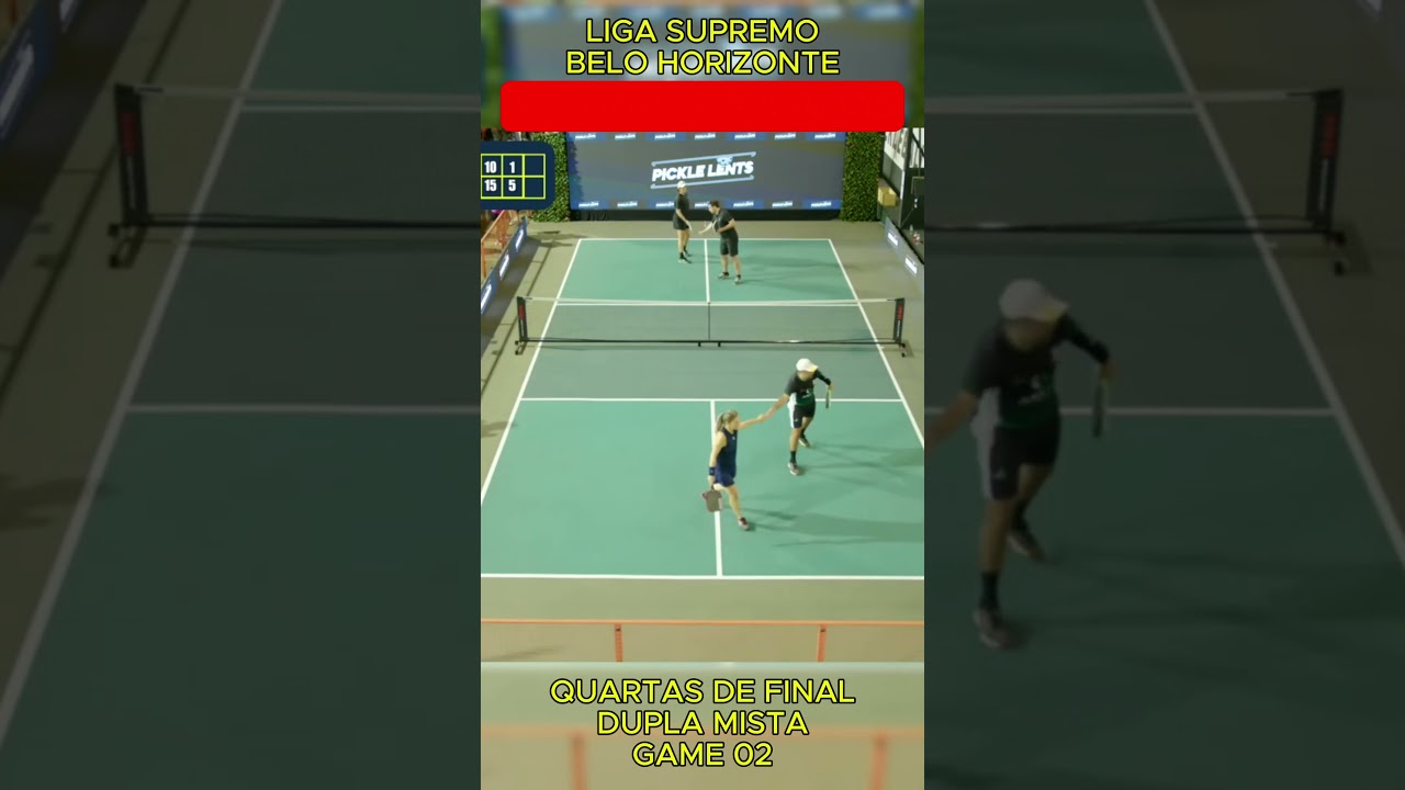 QUARTAS DE FINAL DUPLA MISTA ETAPA LIGA SUPREMO DE PICKLEBALL BELO HORIZONTE (GAME 02)